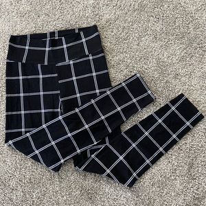 Plaid leggings